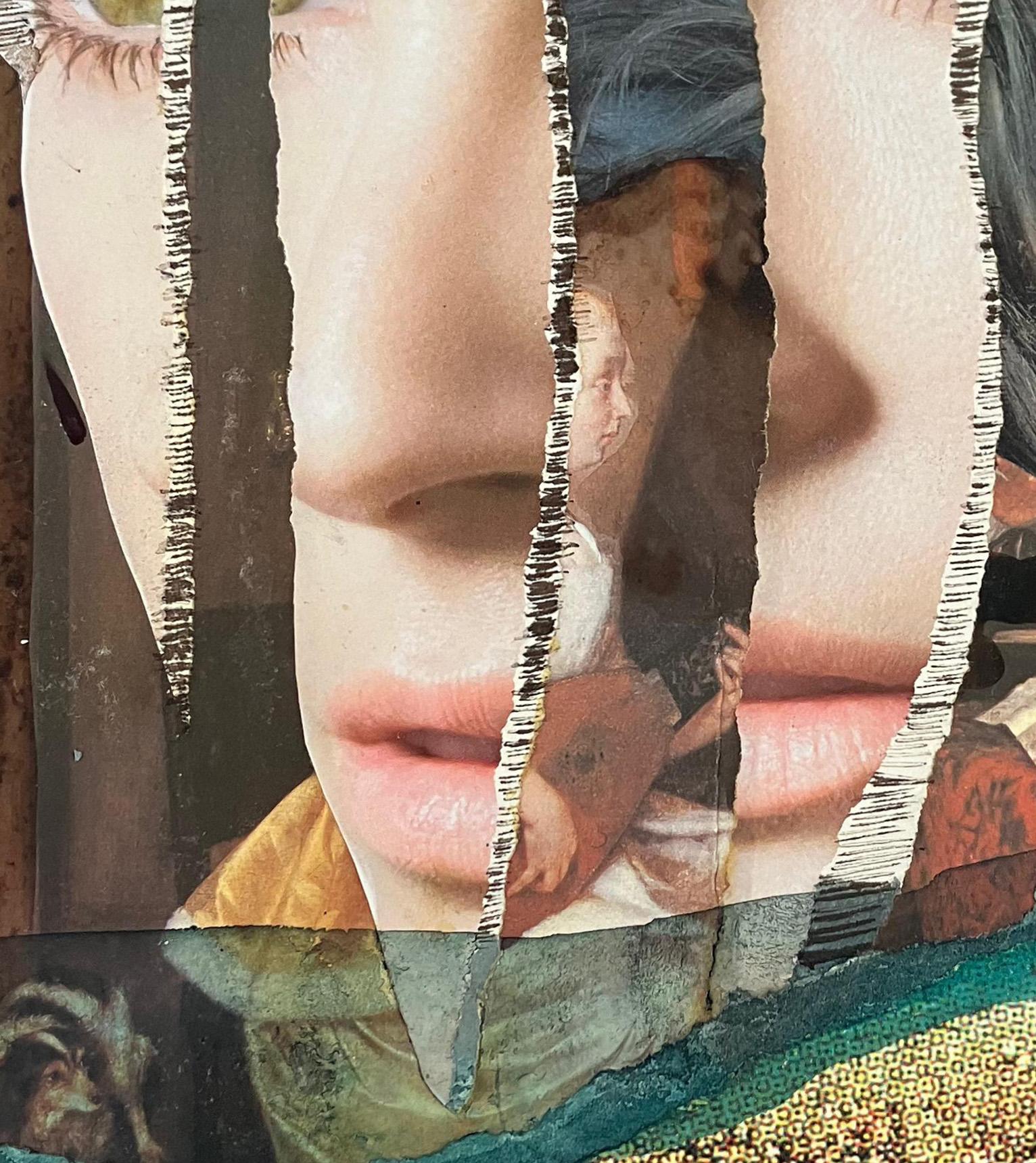 Récurrence éternelle #9. Technique mixte Collage sur papier en vente 3