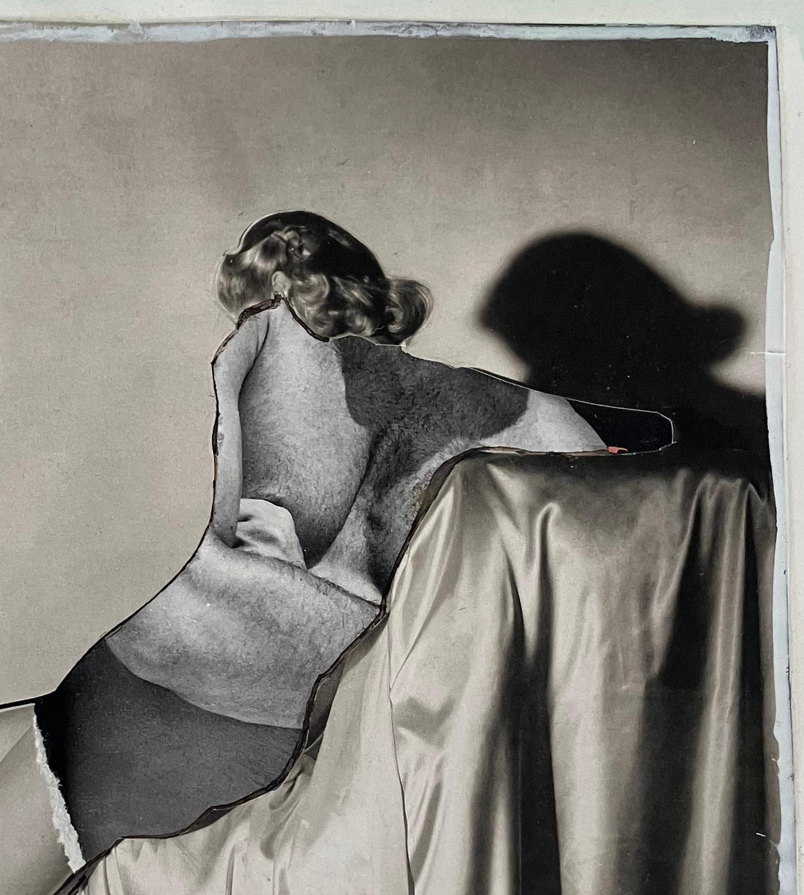 Hermafrodite, #2261, Hommage an Hort P. Horst, Mischtechnik Collage auf Papier im Angebot 1