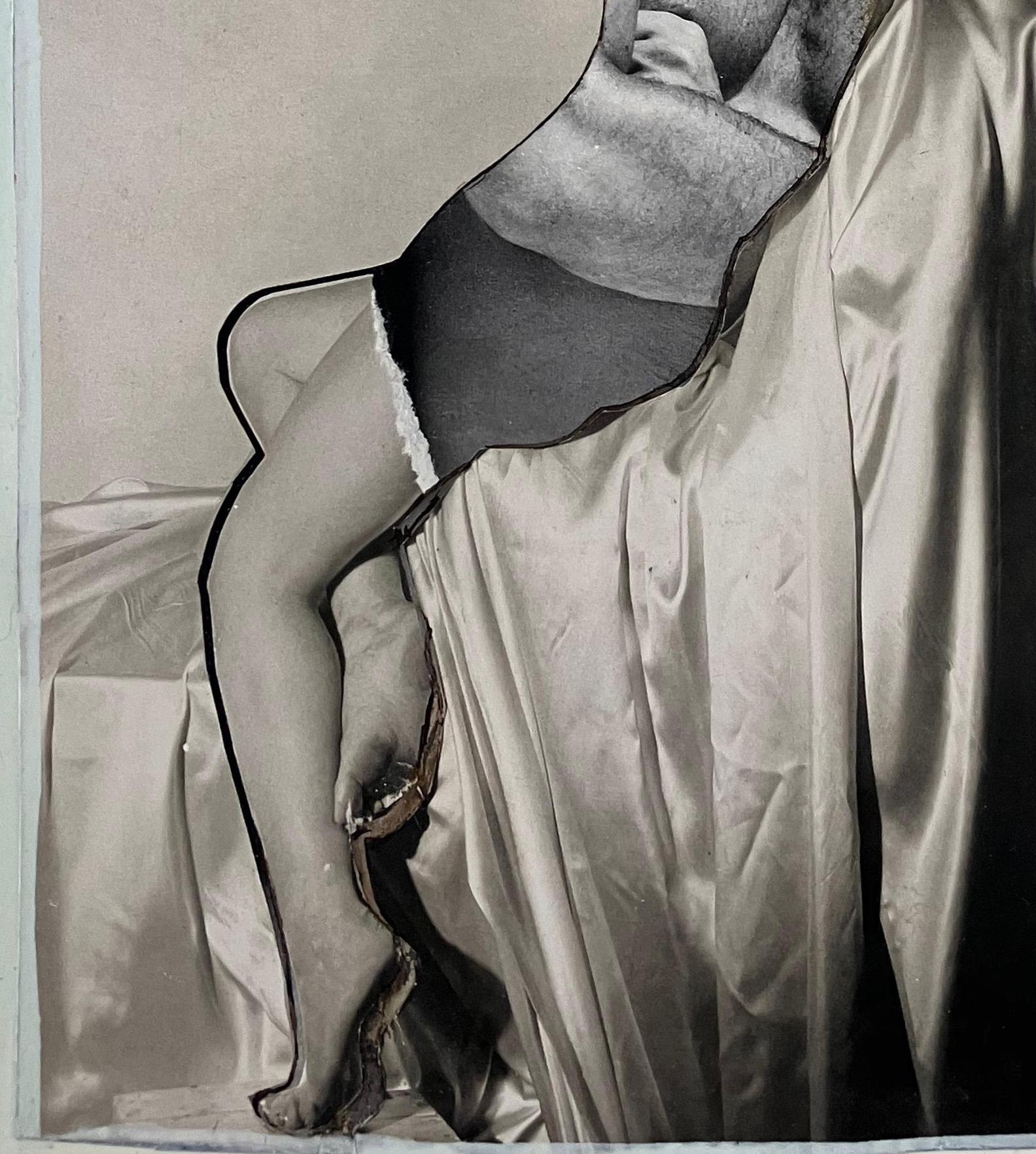 Hermafrodite, #2261, Hommage an Hort P. Horst, Mischtechnik Collage auf Papier im Angebot 2