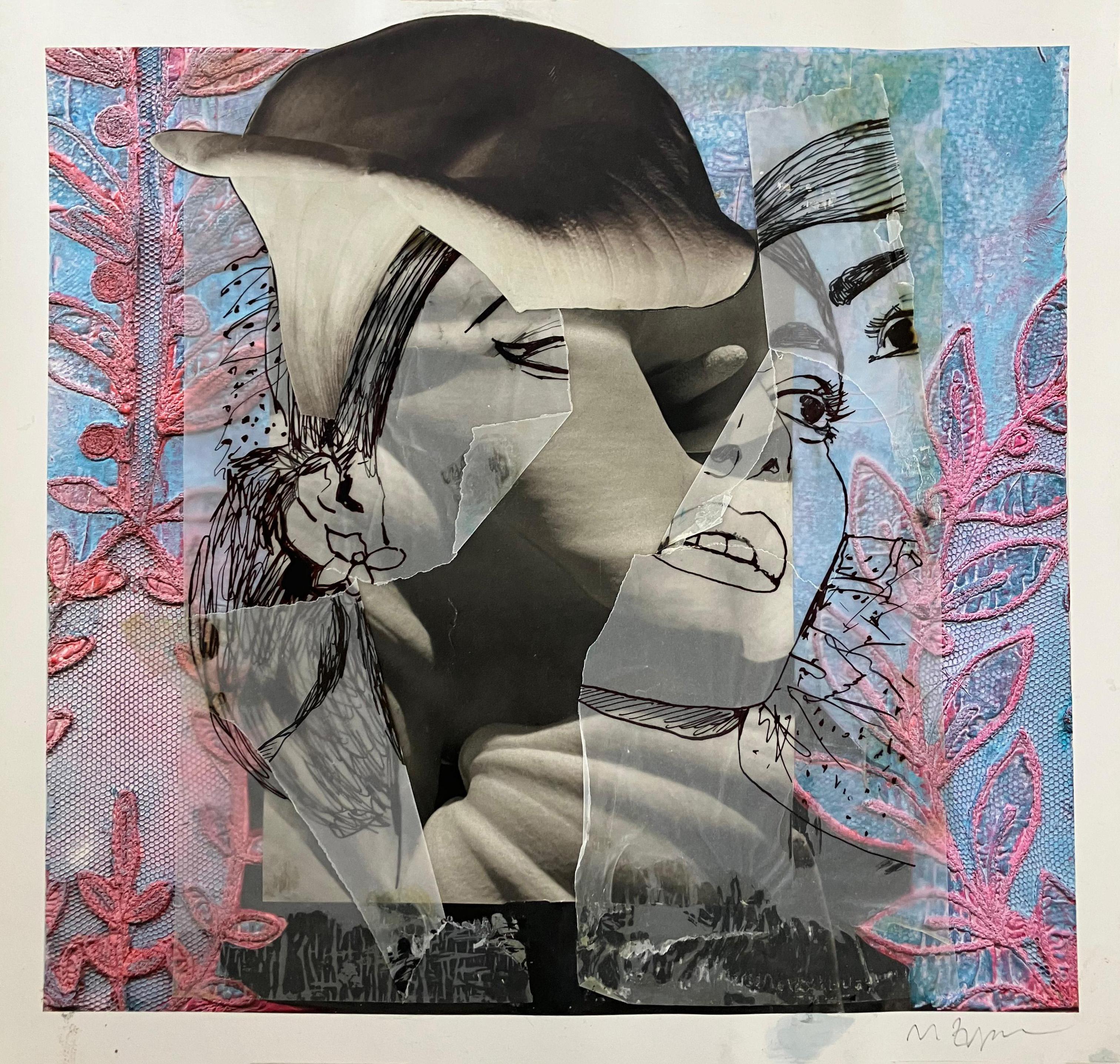Maria and the Callas #2268, Homage to Hort P Horst. Mixed media Collage on Paper