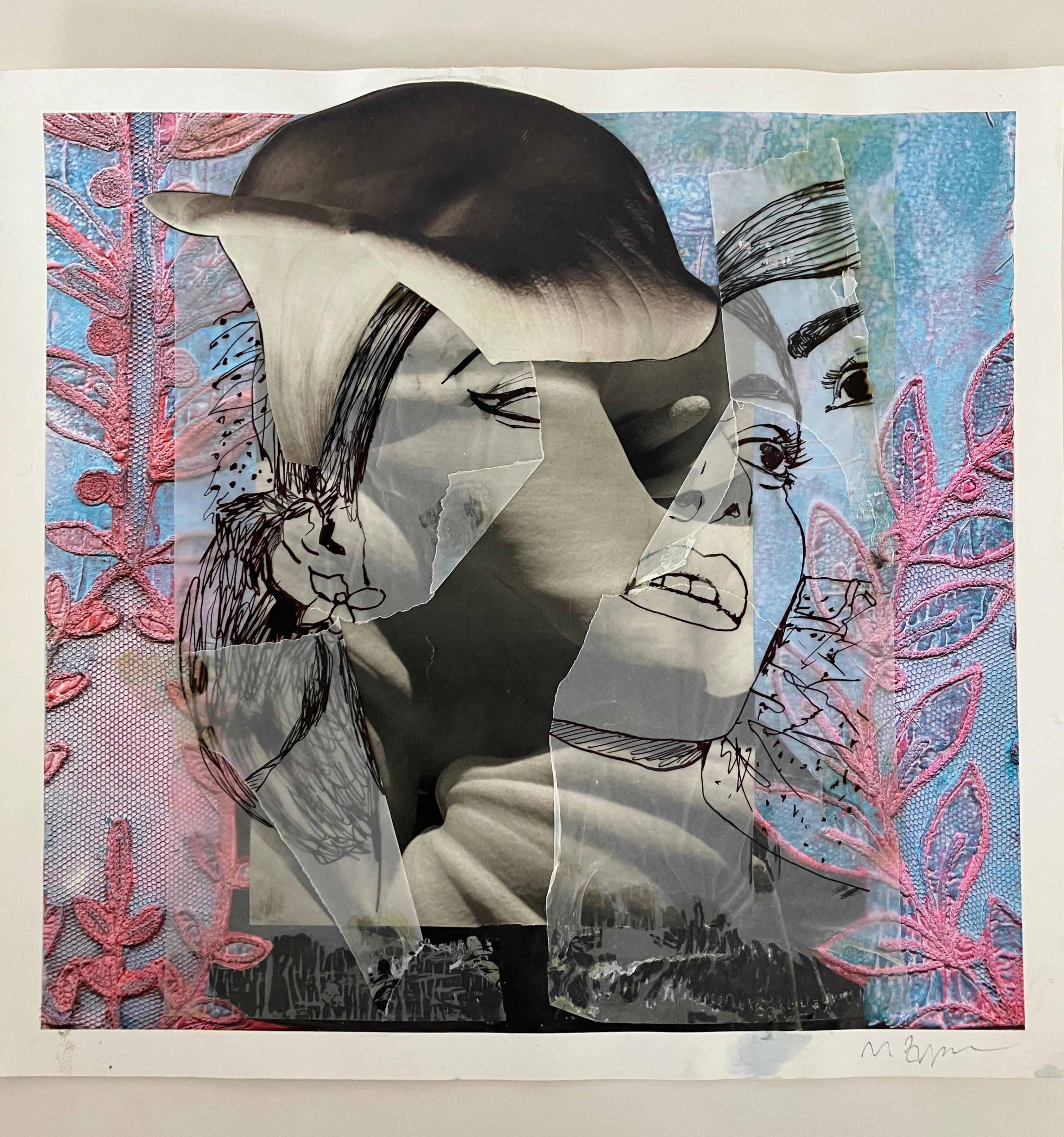 Maria Callas #2268, Omaggio a Horst P. Horst. Collage a tecnica mista su carta in vendita 5