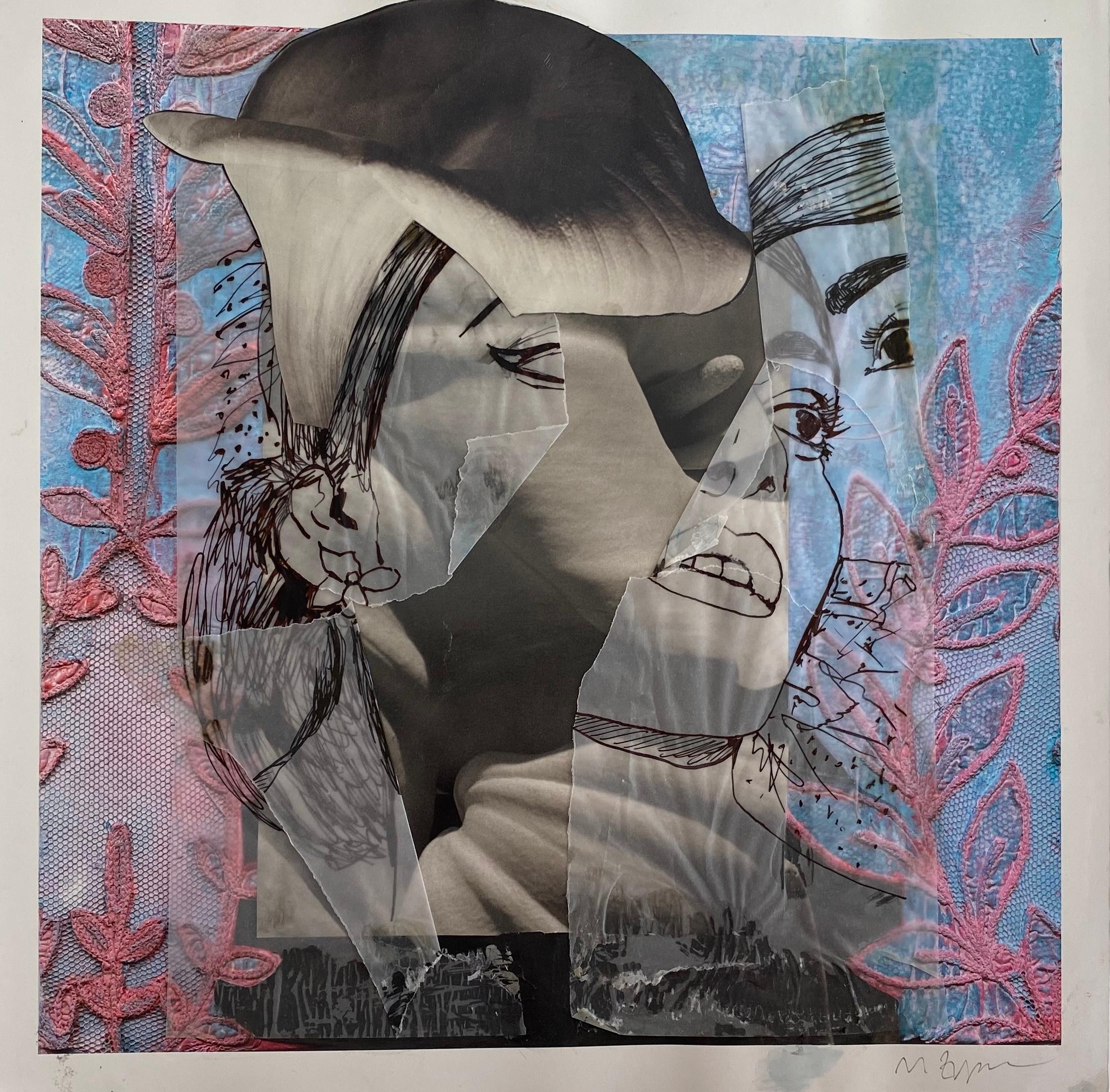 Maria e la Callas, #2268, Omaggio di Horst P. Horst, Collage a tecnica mista su carta