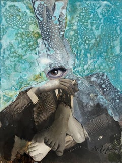 Noel Coward's Eye #2257.  Homage to Hort P Horst. Mixed media Collage on Paper.