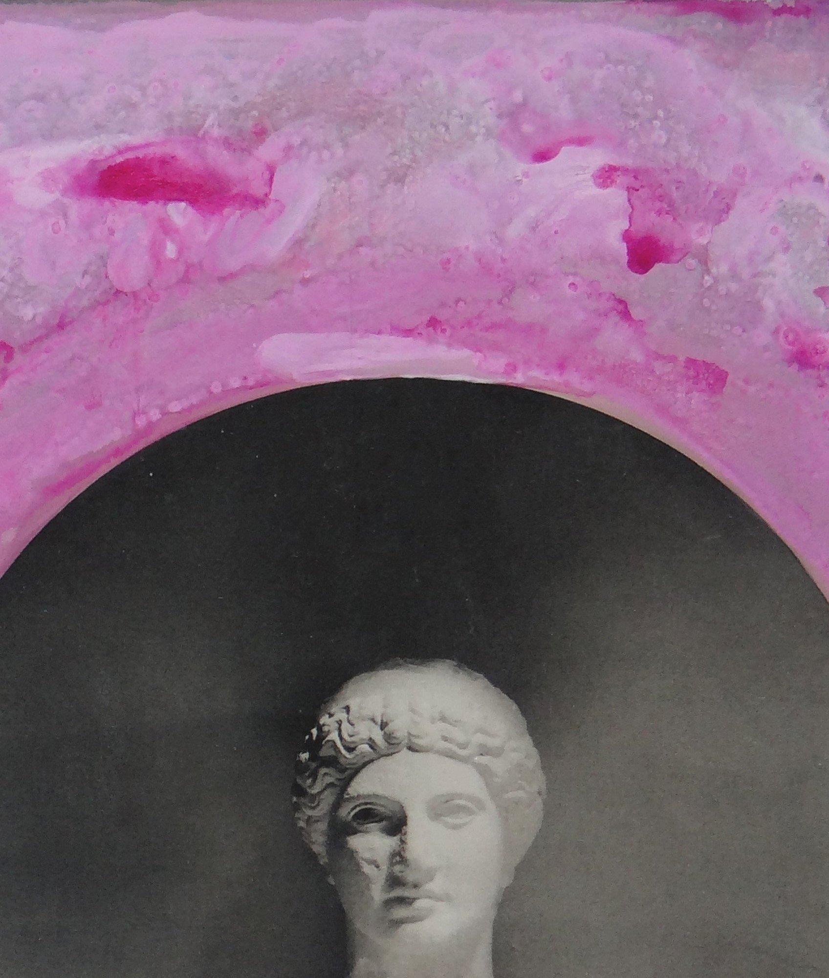 Sfera della vita, n. 2238. Horst P. Horst Homage, Collage a tecnica mista su carta. in vendita 3