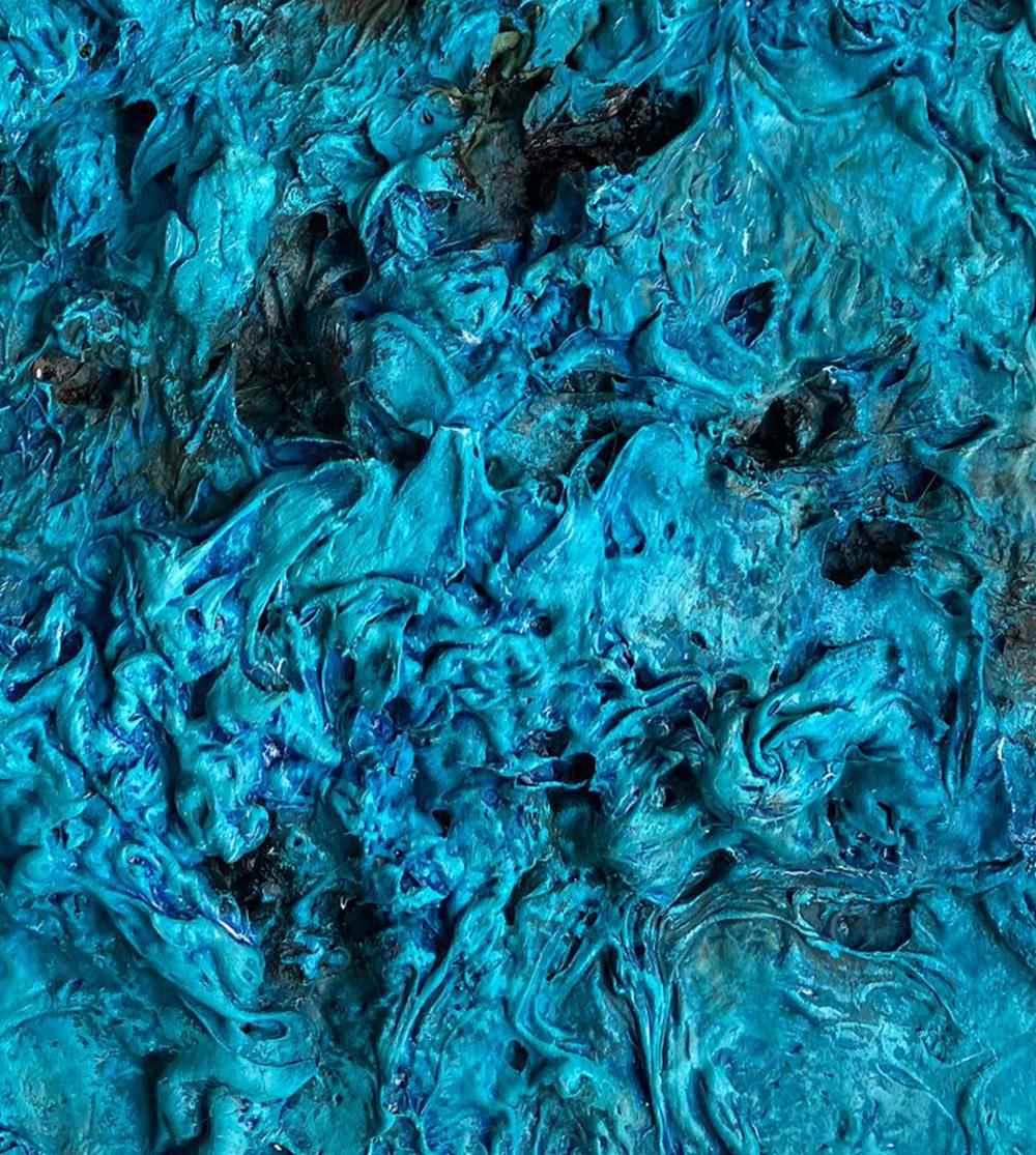 Tactile Memory #110, 2021 by Natasha Zupan
From the series Tactile Memory
Mixed media on canvas (acrylics, oil)
Size: 9.5 in. H x 7.5 in. W x 3 in D.
Canvas on a stretcher

Natasha Zupan beautifully unites the old and new, combining the innovation