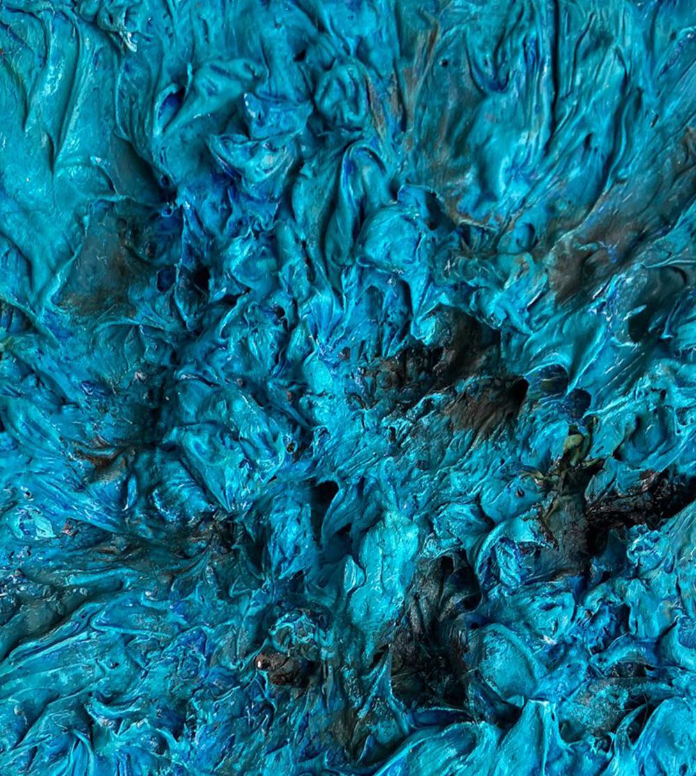 Tactile Memory #110, Abstract painting on canvas mounted in a stretcher For Sale 1