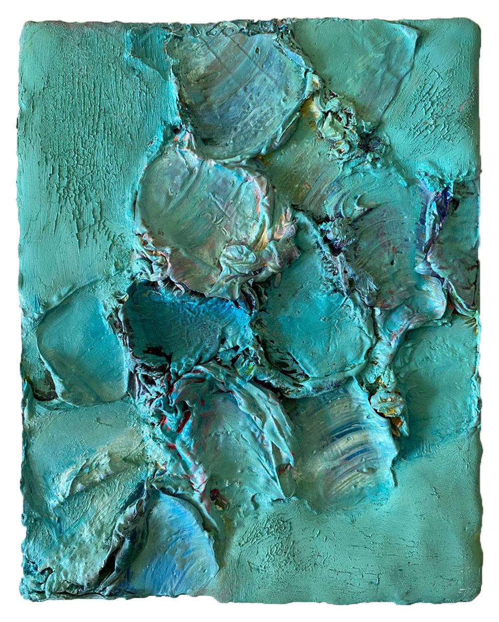 Abstract Painting de Natasha Zupan - Límites de color #16. Pintura abstracta sobre lienzo, montada sobre bastidor.