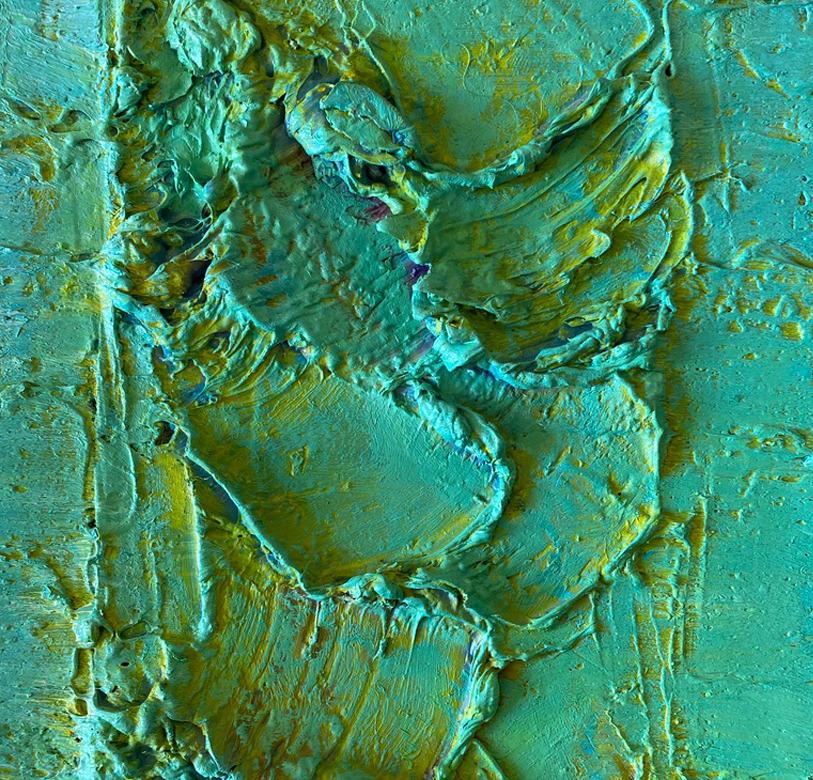 Color Boundaries #20, Abstract painting on canvas, mounted on a stretcher. For Sale 1