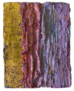 Limites de couleur #35. Peinture abstraite sur toile, montée sur un châssis.