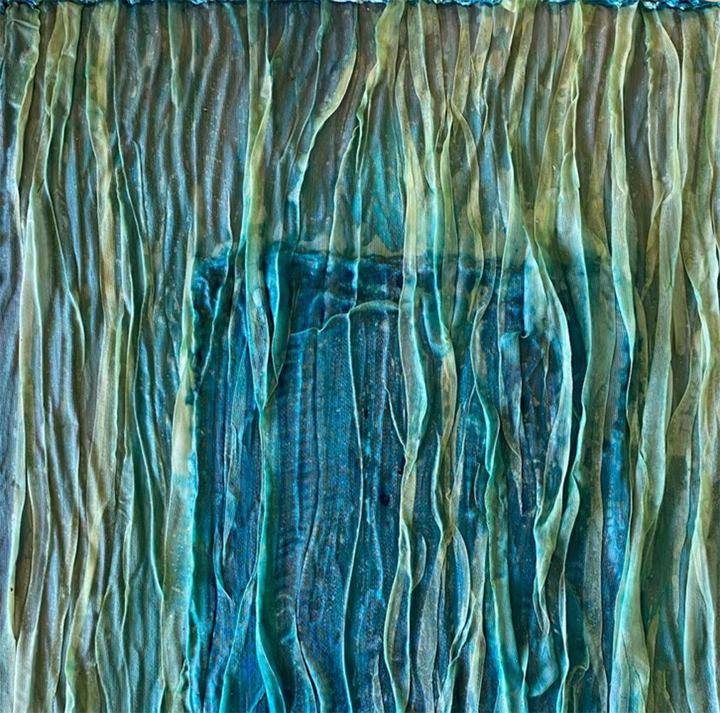 Derivati del colore #11, Pittura astratta. Olio, tessuto su legno in vendita 1