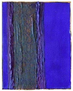 Farb-Derivatives #129, Abstraktes Gemälde auf Leinwand, auf einer Strebe montiert.