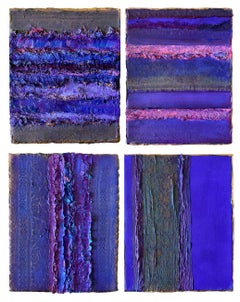 Color Derivatives #149 #162 #155 #129. Abstract painting on canvas, mounted 