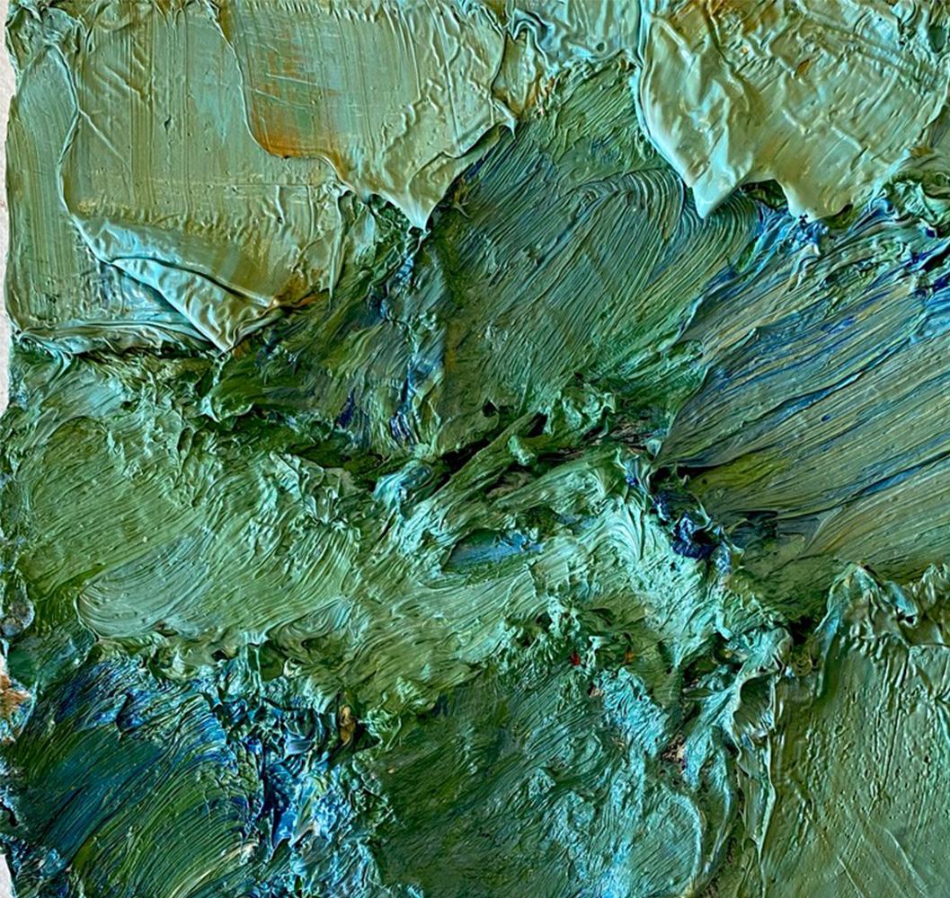 Color Derivatives #53, Abstract painting on canvas, mounted on a stretcher. For Sale 2
