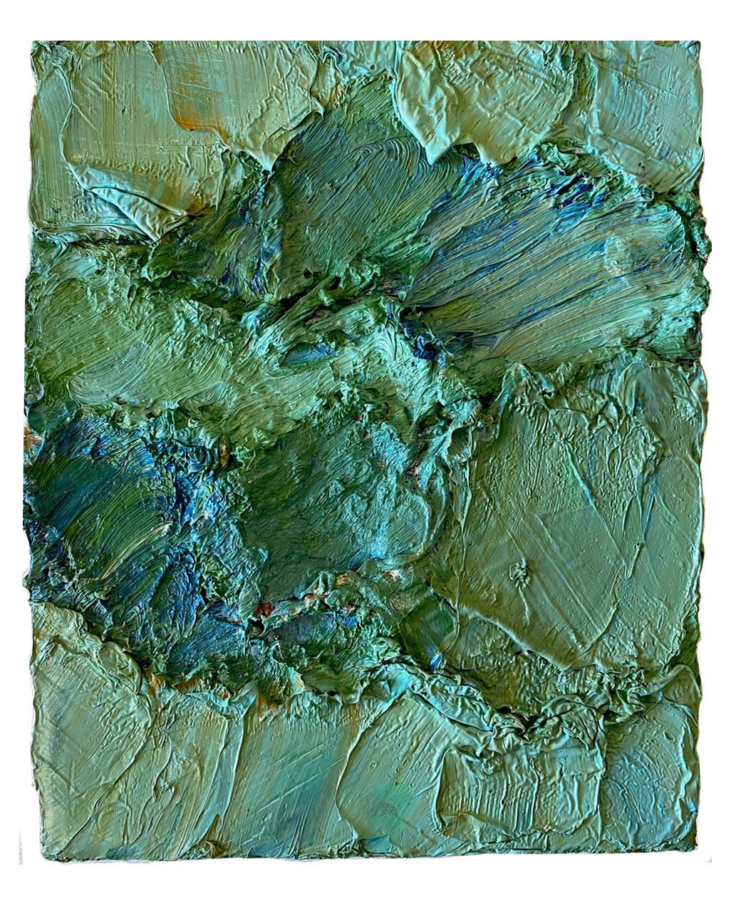 Color Derivatives #53, Abstract painting on canvas, mounted on a stretcher. - Mixed Media Art by Natasha Zupan