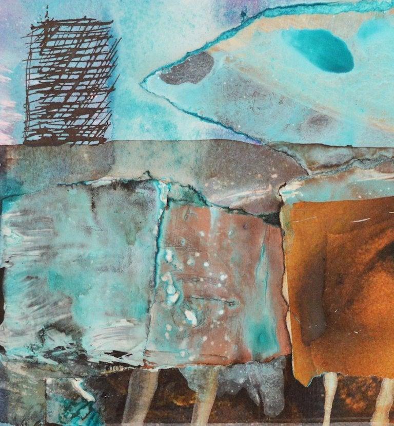 Eternal Recurrence #21, tecnica mista  collage su carta - Painting di Natasha Zupan