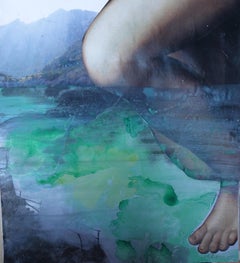 Eternal Recurrence #40. Framed Mixed media Collage on Paper