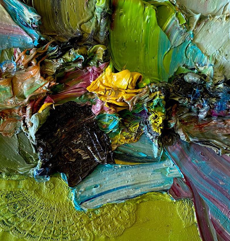 Light refraction 59 and 60, Mixed Media paintings on canvas, mounted stretchers - Contemporary Painting by Natasha Zupan