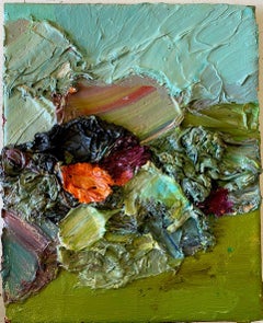 Light Refraction #60,  Abstract painting on canvas mounted in a stretcher