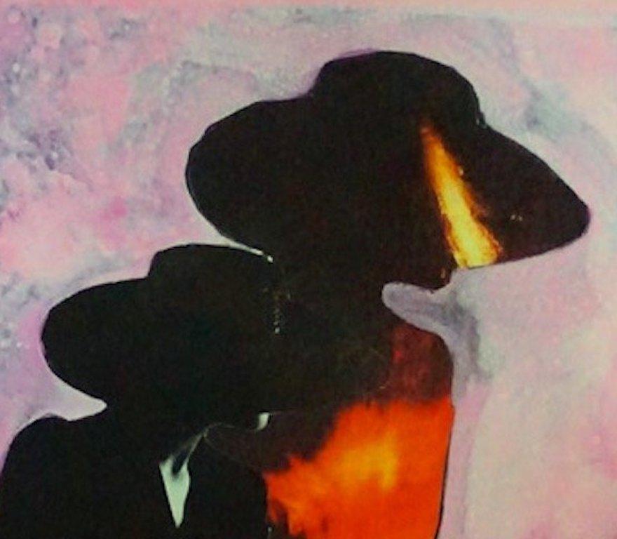 Femme en feu, #2250. Hommage à Horst P. Horst pour sa photographie de collage en couleur - Beige Portrait Photograph par Natasha Zupan