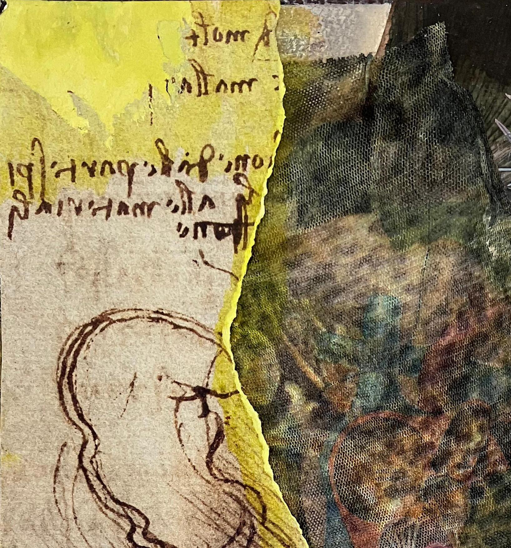 Zupan combines images from old masters, alchemical prints, contemporary artists, and bits from magazines and newspapers to create overlapping, intersecting worlds of transparencies and transformation. Colleges allow emotions to converge with the