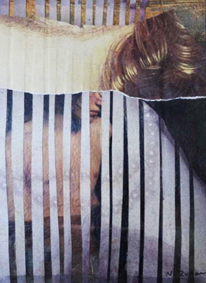 Zupan combines images from old masters, alchemical prints, contemporary artists, and bits from magazines and newspapers to create overlapping, intersecting worlds of transparencies and transformation. Colleges allow emotions to converge with the