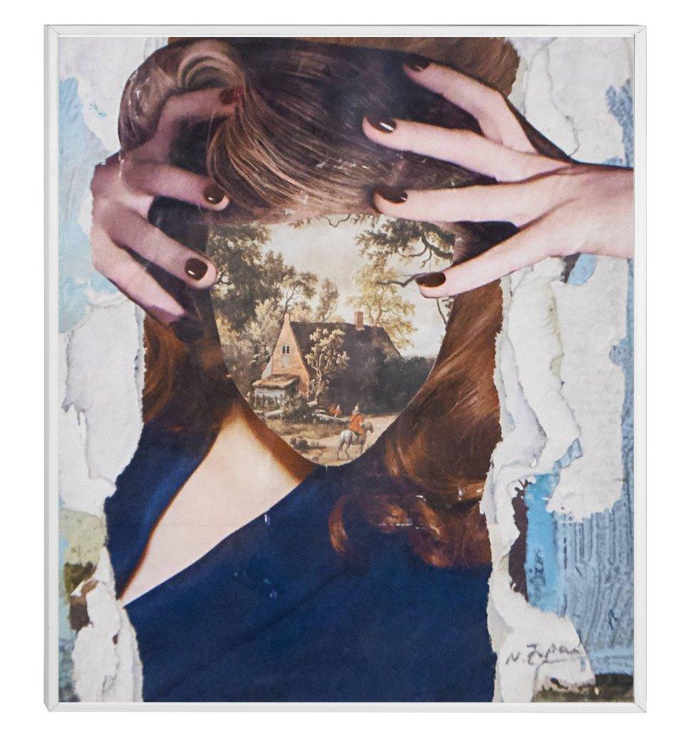 Zupan combines images from old masters, alchemical prints, contemporary artists, and bits from magazines and newspapers to create overlapping, intersecting worlds of transparencies and transformation. Colleges allow emotions to converge with the