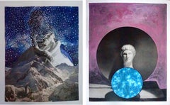 Snow Queen #2239 & Sphere of Life #2238, Archival Pigment Print Diptych, 2018