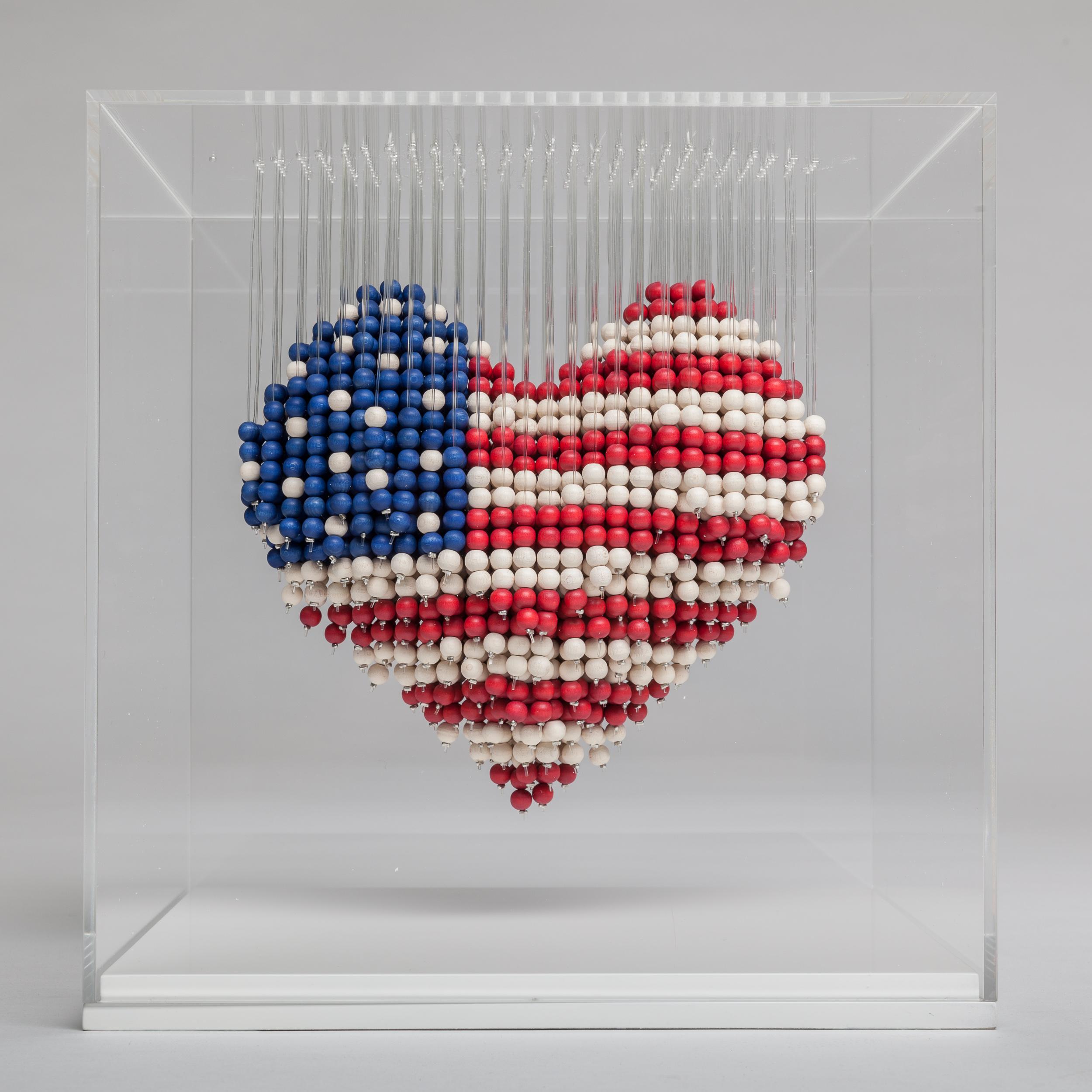 American Sweetheart - Mixed Media Art by Natasja van der Meer