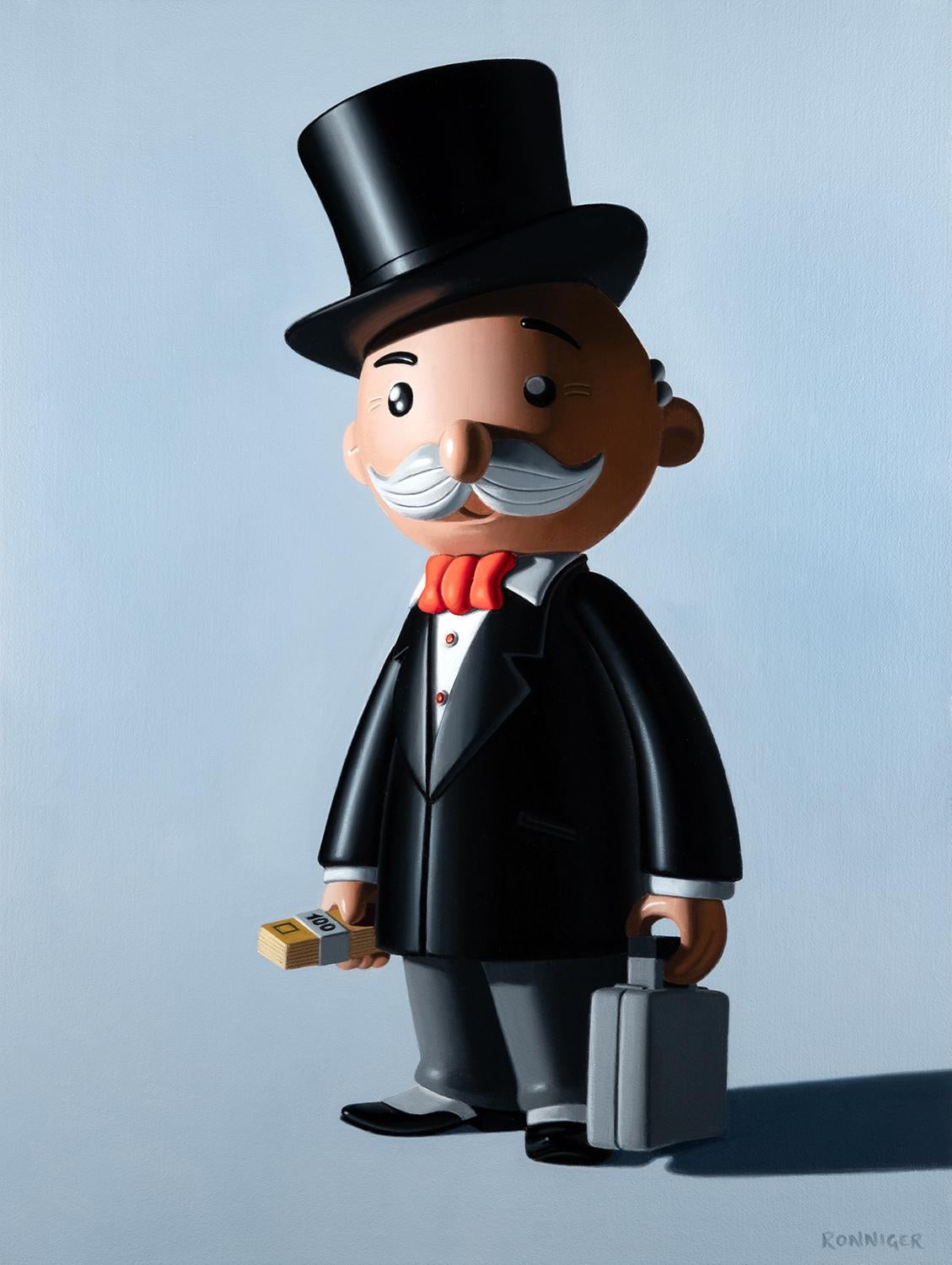 Nate Ronniger Still-Life Painting - Mr. Monopoly