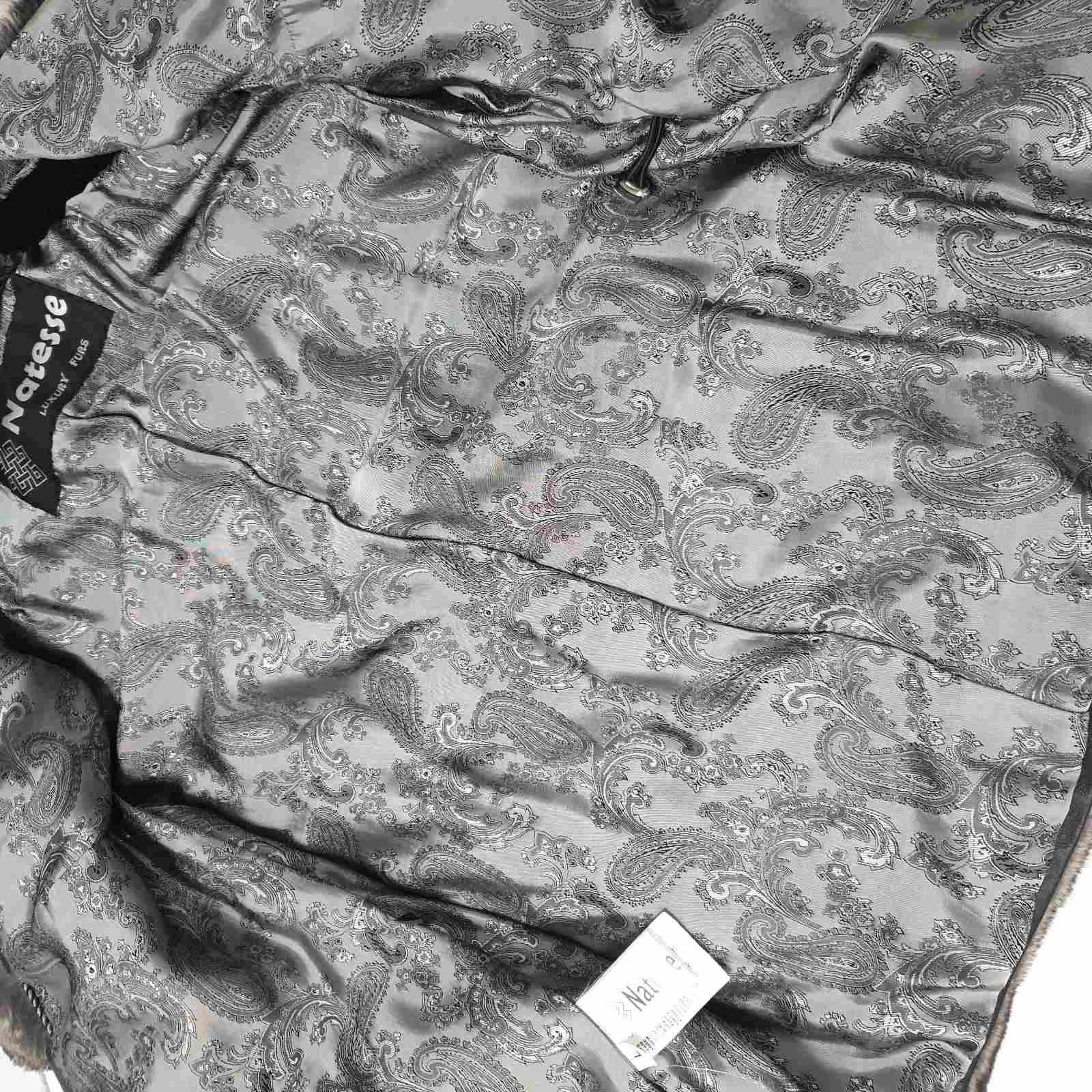 Cappotto in pelliccia di cincillà Natesse - Taglia L. in vendita 5