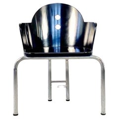 Retro Nathalie chair designed by Nathalie du Pasquier for Memphis Milano ca. 1990