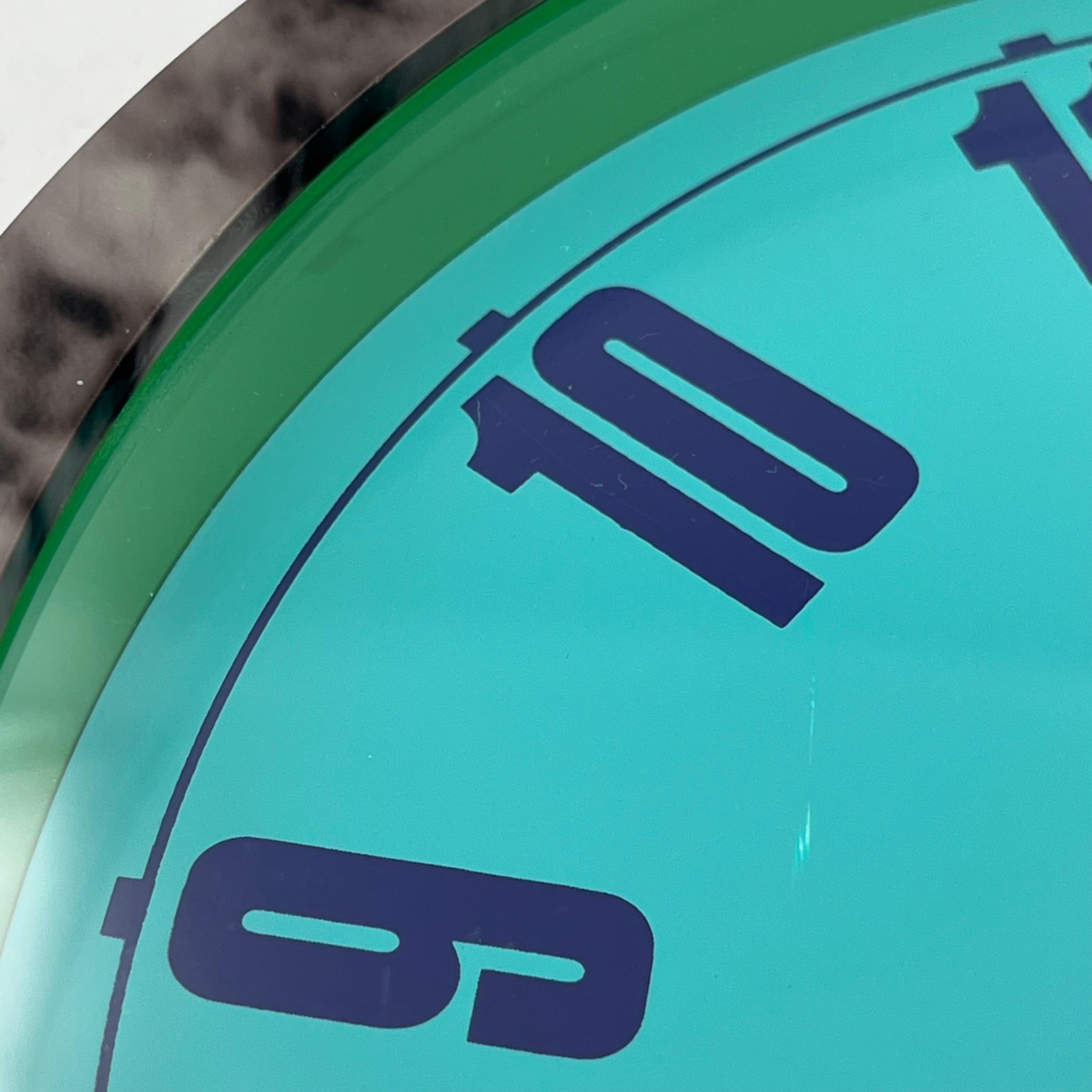 Nathalie du PASQUIER George SOWDEN Horloge murale vers 1986 Neos of Lorenz clock For Sale 9