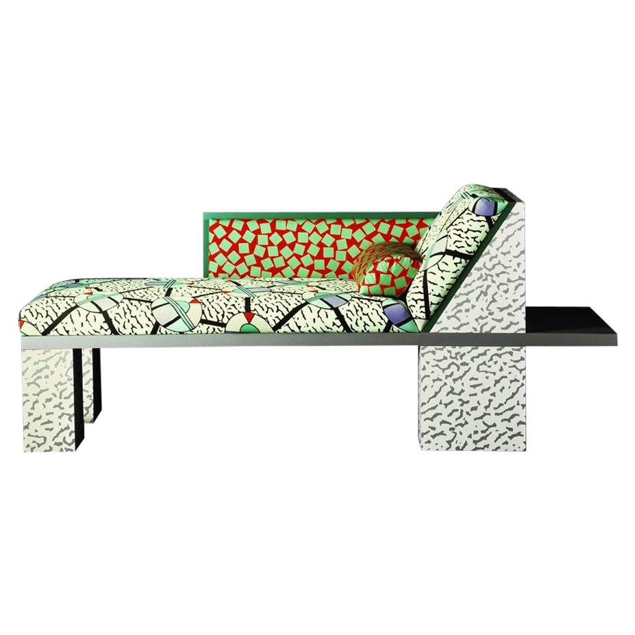 Nathalie du Pasquier Royal Chaise for Memphis Srl