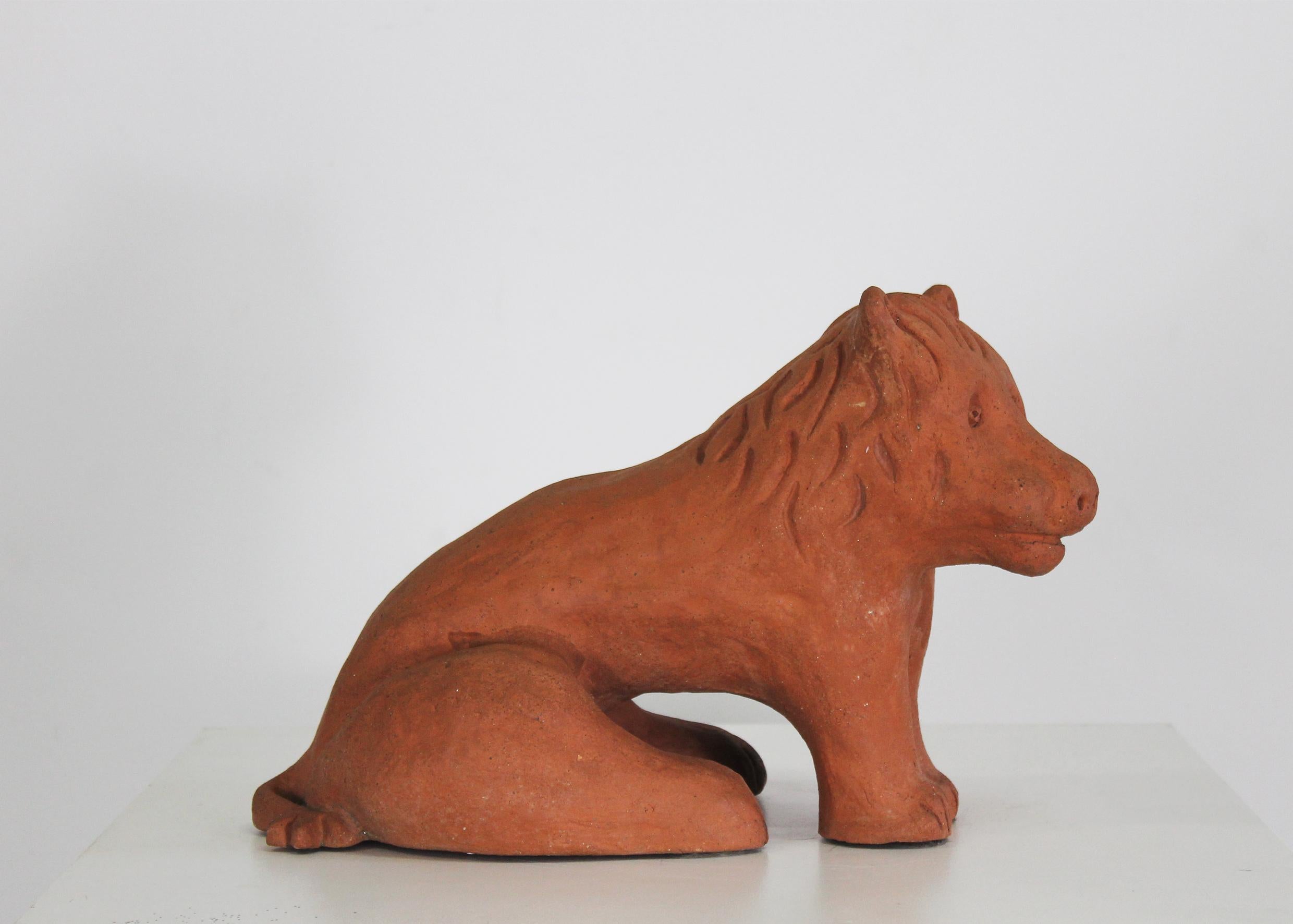 Nathalie du Pasquier Escultura León de Alessio Sarri Años 90 en Bueno estado para la venta en Montecatini Terme, IT