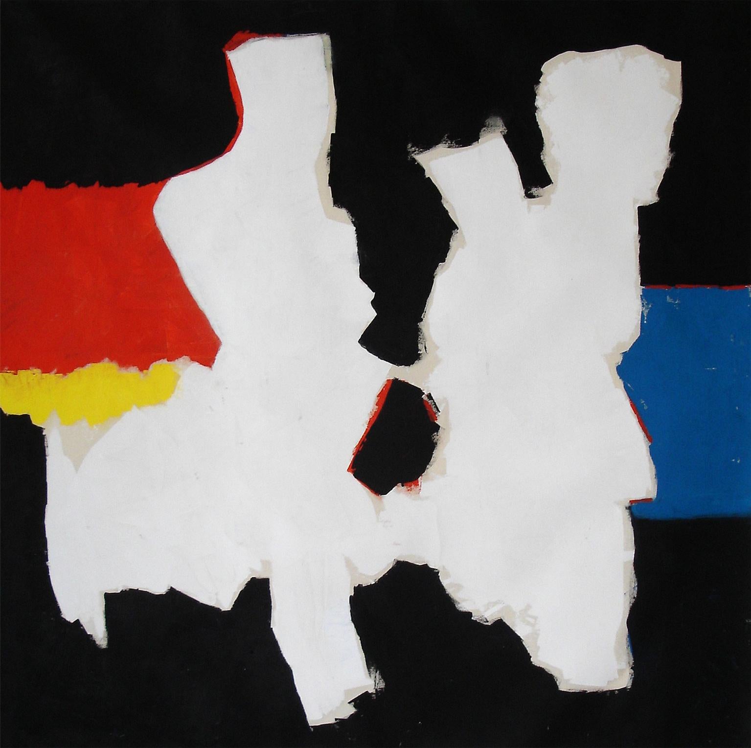 Peinture "Formes Blanches" White Shapes.
Année 1994
Non encadré, il peut être roulé ou fixé sur un châssis. Veuillez nous le faire savoir pour calculer le prix de l'expédition. 

Nathalie Fontenoy est une artiste française qui travaille et vit à