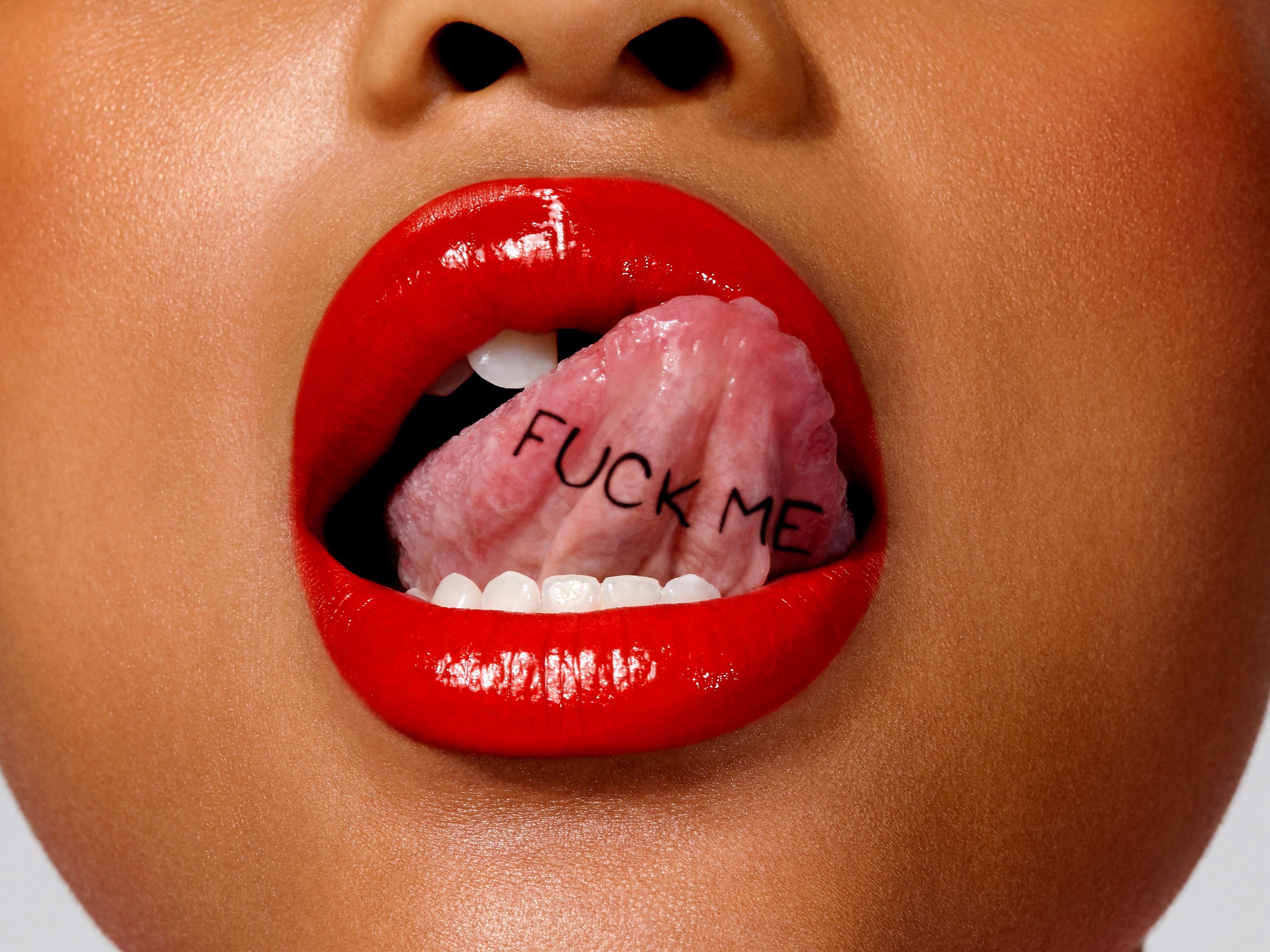 "F*ck Me"  print on hahnemuhle photo rag - Photograph by Nathalie Gordon