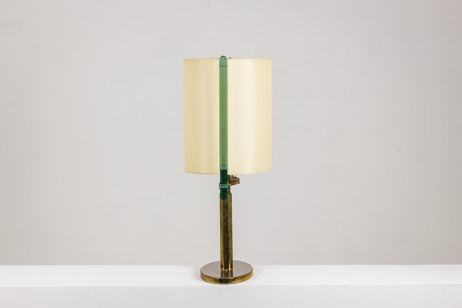 Nathalie Grenon for Fontana Arte, Modernist lamp circa 1940-50 For Sale 4