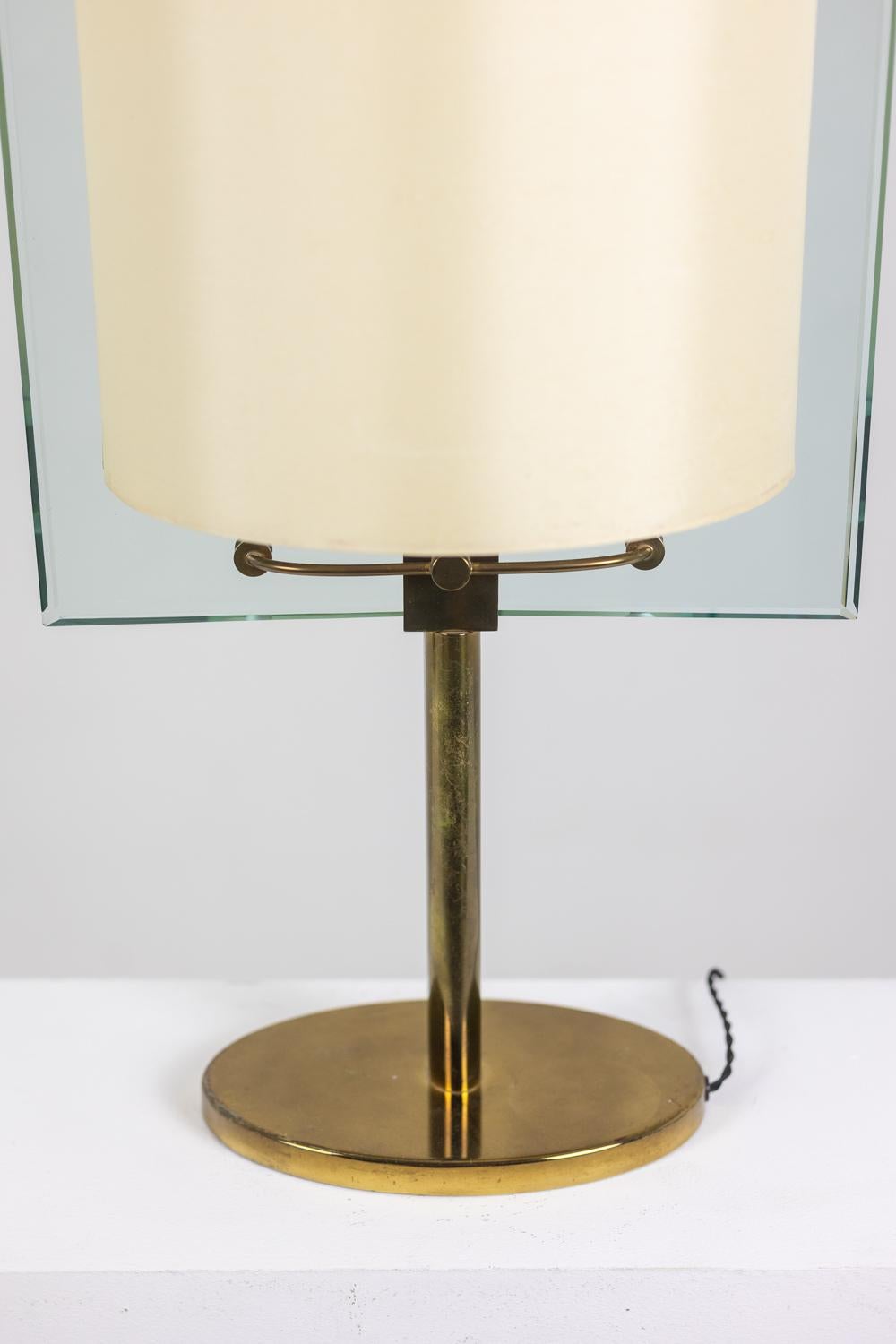 20th Century Nathalie Grenon for Fontana Arte, Modernist lamp circa 1940-50 For Sale