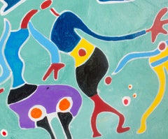 Spiritual Gathering - Whimsical Surrealism Painting