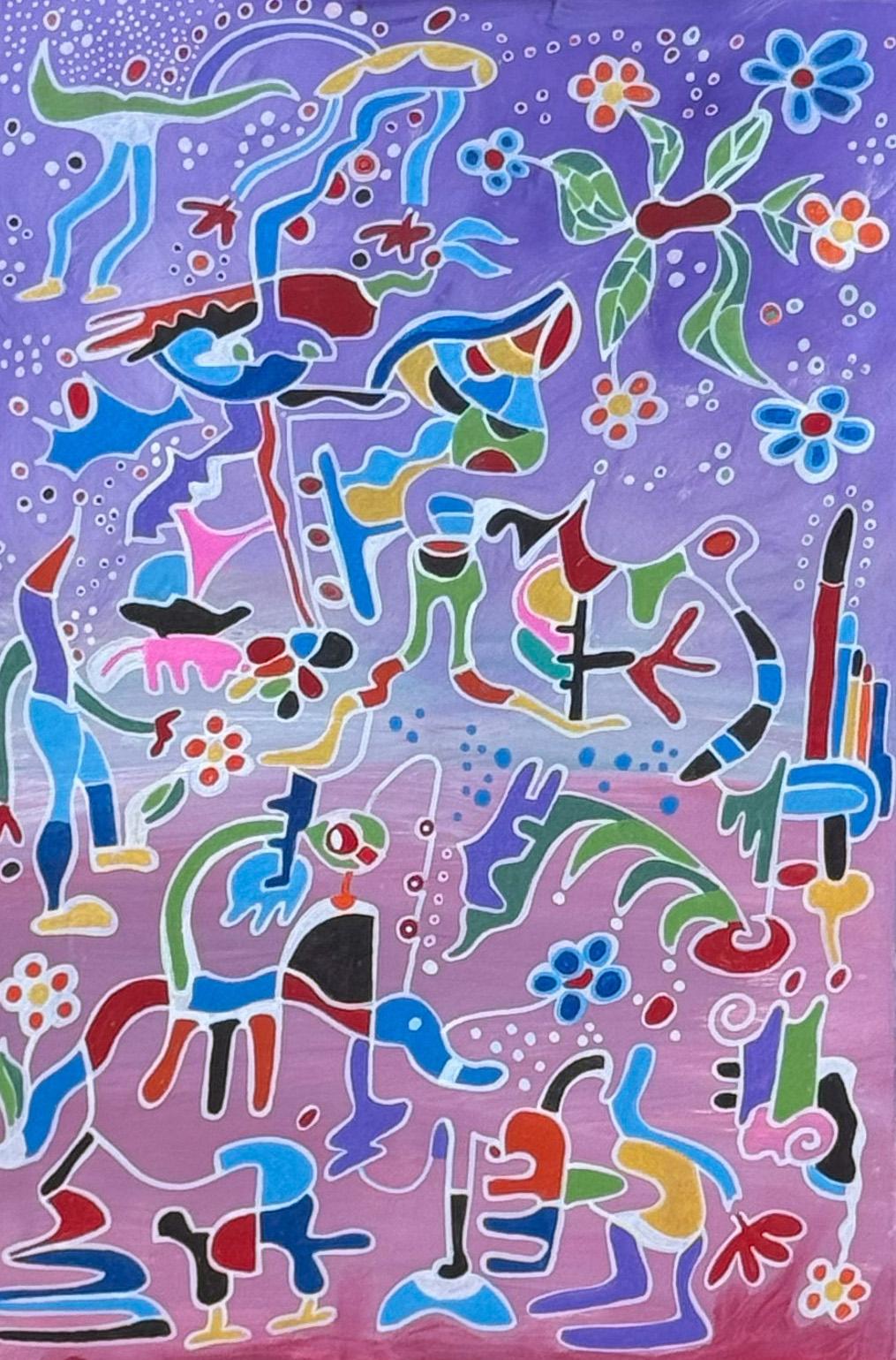 Blumen des Himmels, Originalgemälde