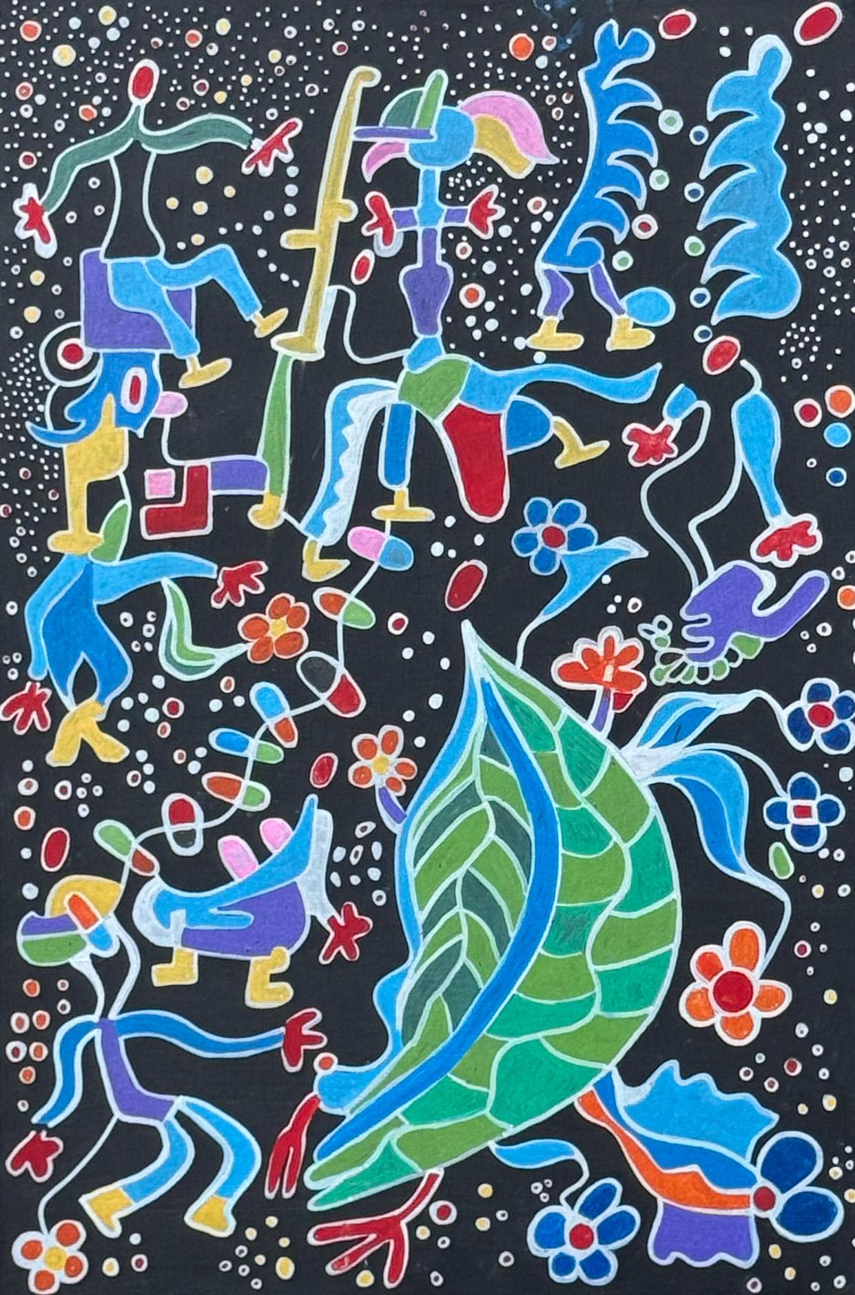 Blatt des Paradieses, Originalgemälde