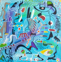 Cometa loca, Pintura, Óleo sobre lienzo