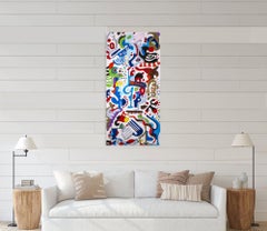 Dance with the Birds, Painting, Oil on Canvas