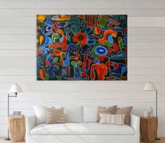 Enchanted Music, Painting, Acrylic on Canvas
