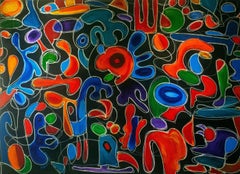 Enchanted Music, Painting, Acrylic on Canvas