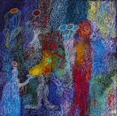 Luz de hadas, Pintura, Acrílico sobre lienzo