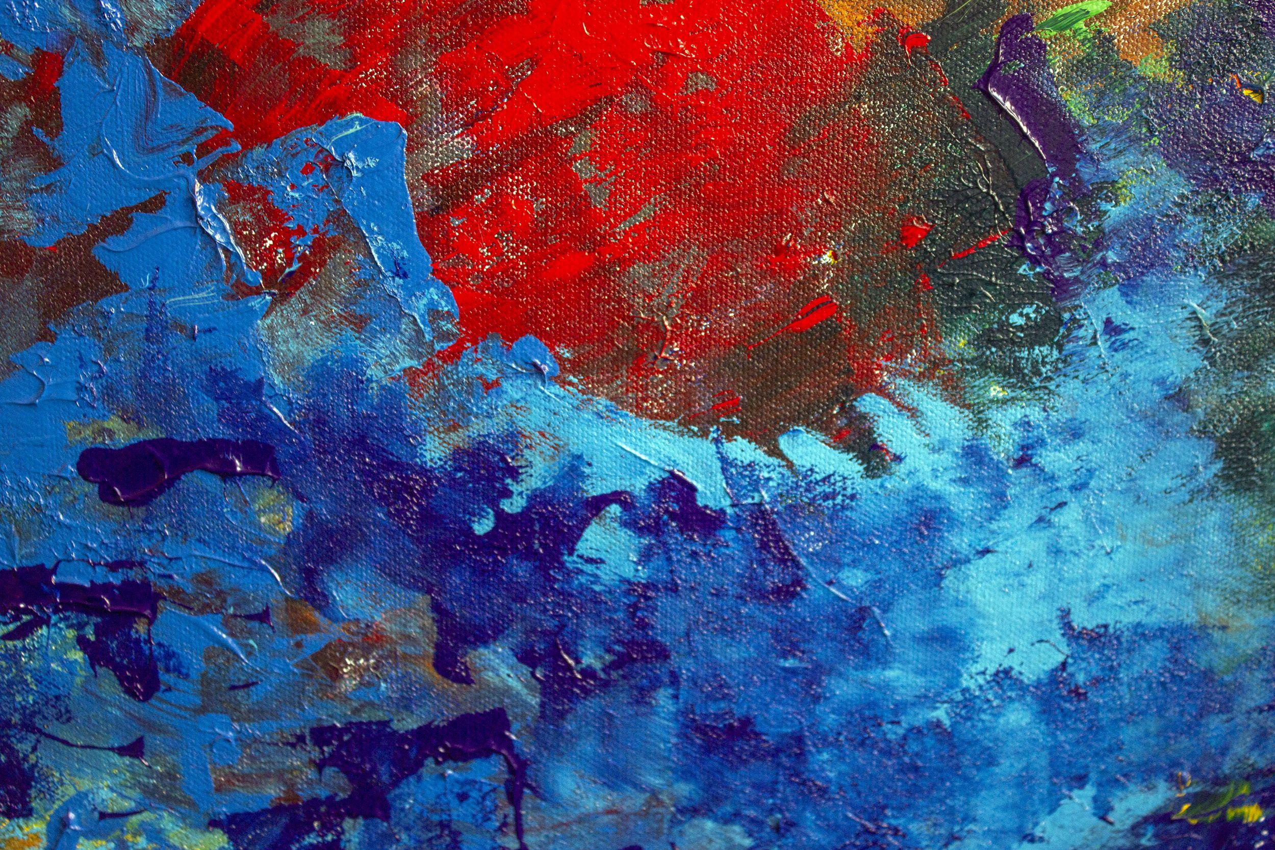Jardín de la Pasión, Pintura, Acrílico sobre lienzo en venta 2
