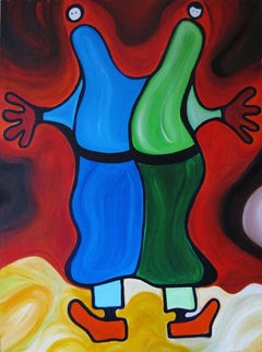 Gemini, Painting, Acrylic on Canvas