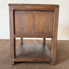 Nathalie II 2 Drawer Reclaimed Elm Nightstand 26″ – Chestnut