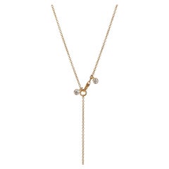 Nathalie Jean Contemporary 0.33 Carat Diamond Gold Pendant Multi-Strand Necklace